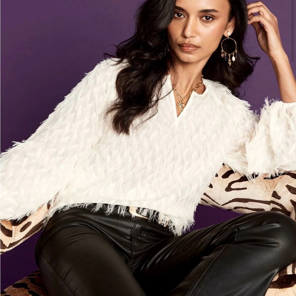 Chico’s pullover ecru blouse